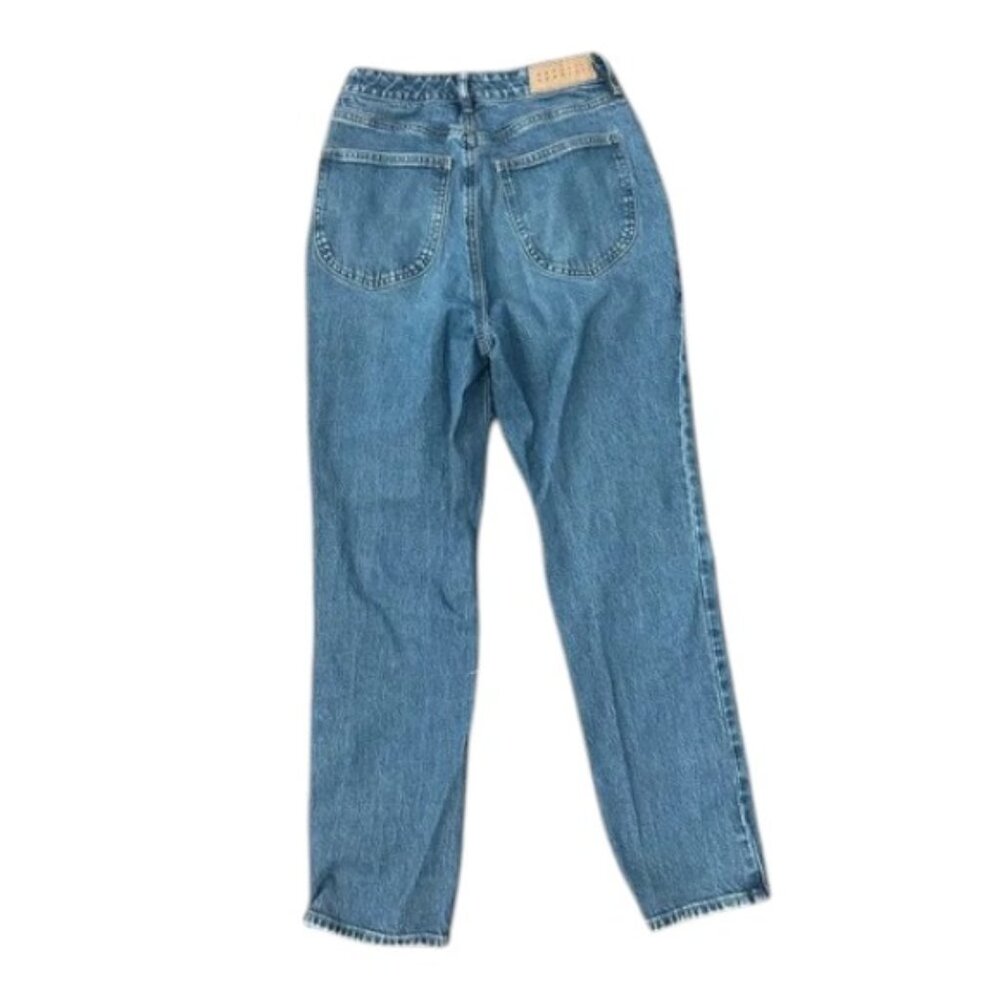PacSun Classic Blue Distressed Straight Leg Jeans - Picture 2 of 9